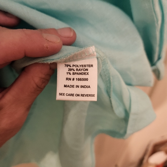 Women's 3/4 sleeved blouse - Picture 3 of 7